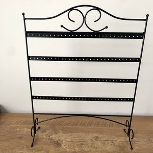 60 pair metal earring holder